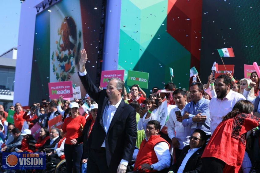 Ratifican a José Antonio Meade, candidato del PRI a la Presidencia de la República