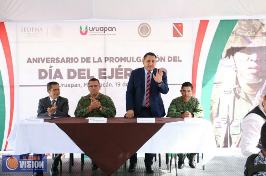 Víctor Manríquez reconoce labor del Ejército Mexicano