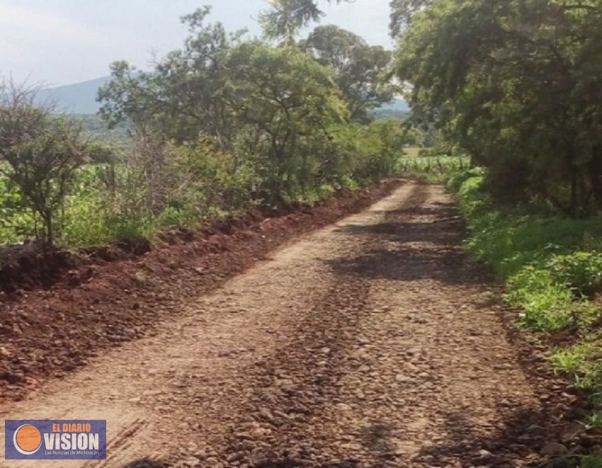 Invierte Sedrua 5 mdp en obras rurales de Churumuco