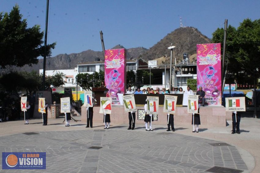 Se realiza en Tuxpan acto conmemorativo por el Día de la Bandera