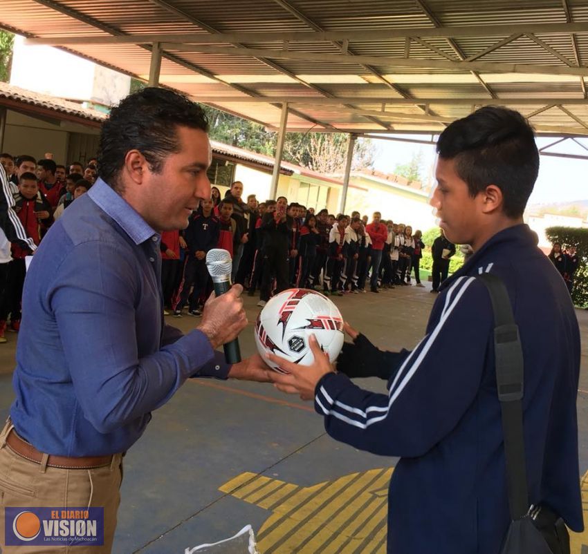 Inicia el torneo de la zona, femenil y varonil Inter-Secundarias técnicas en Huiramba