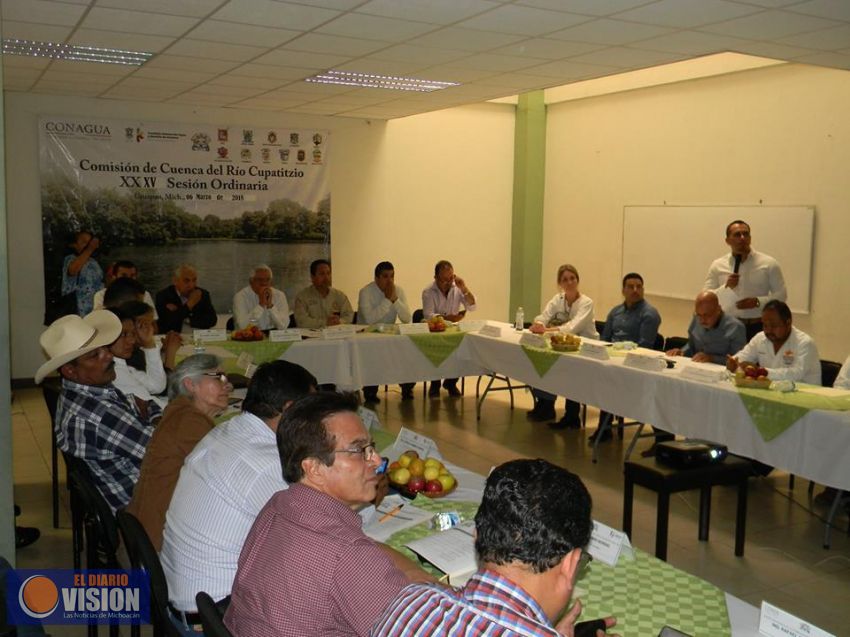 Realizan en San Juan Nuevo la 1ra reunión de la Comisión de Cuenca del Río Cupatitzio