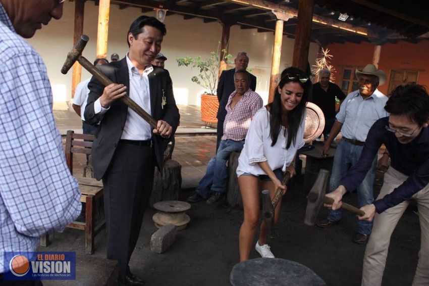 Visitaron Santa Clara del Cobre los tour operadores más importantes de Japón 