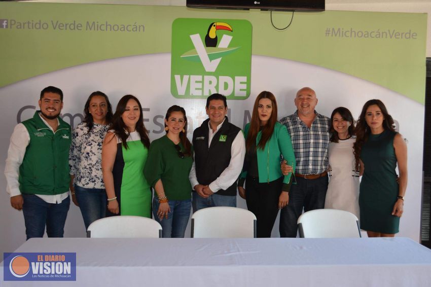 Oficializa PVEM sus candidaturas a diputad@s federales y Senadores