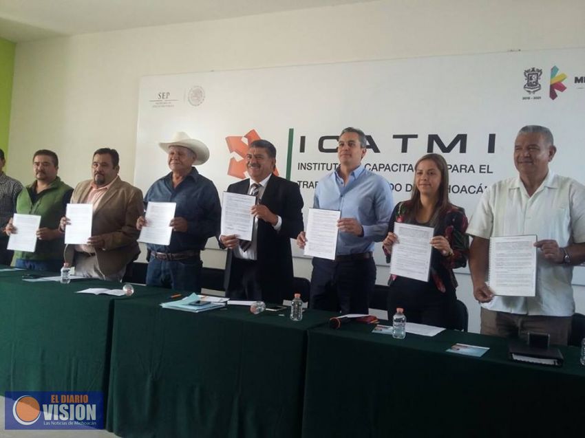 Realizan convenio de colaboración entre Charo e IIcatmi