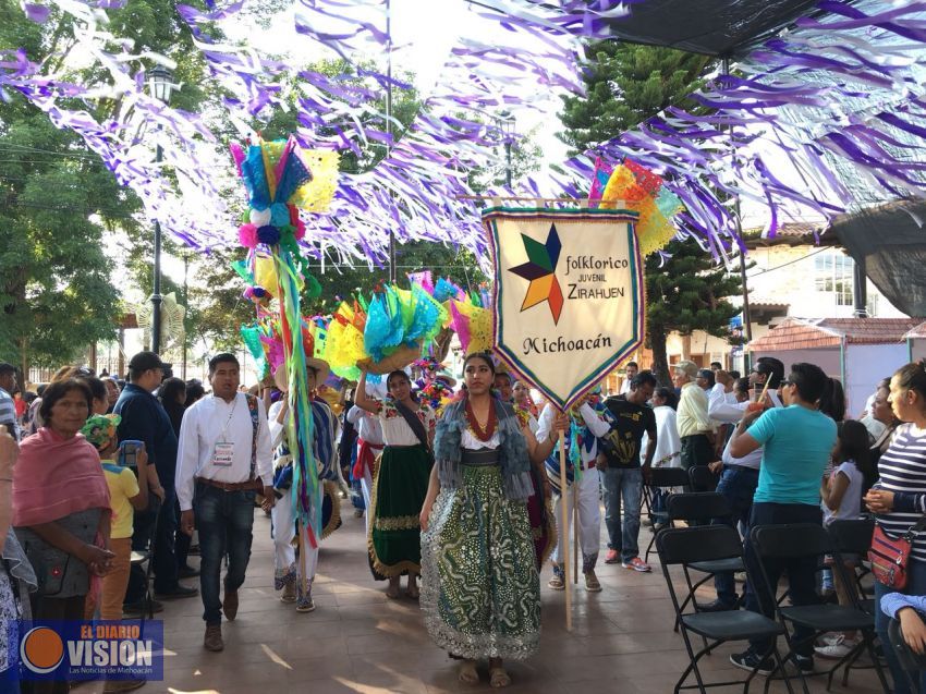 Inicia la Expo Feria Zirahuén, municipio de Santa Clara del Cobre 