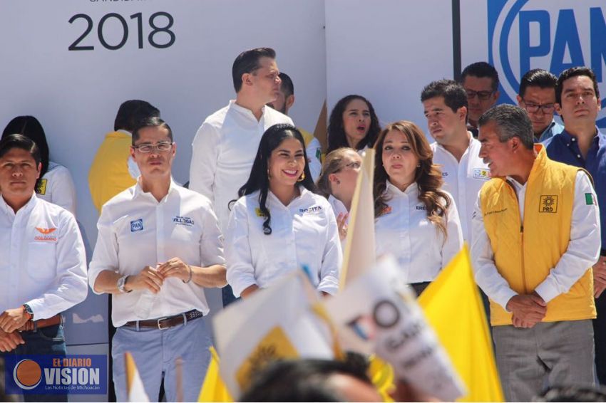 Van PRD MC y PAN por un Michoacán mejor: Rosita Hurtado