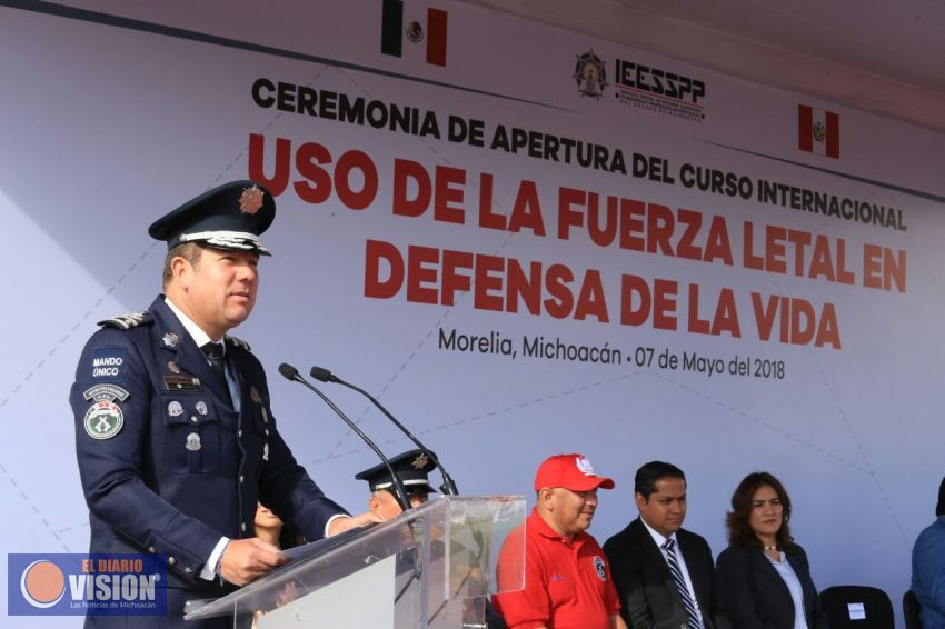 Inaugura IEESSPP curso Uso de la Fuerza Letal