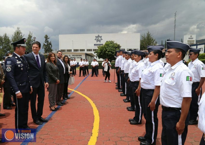 Inicia IEESSPP formación inicial de la Policía de Morelia