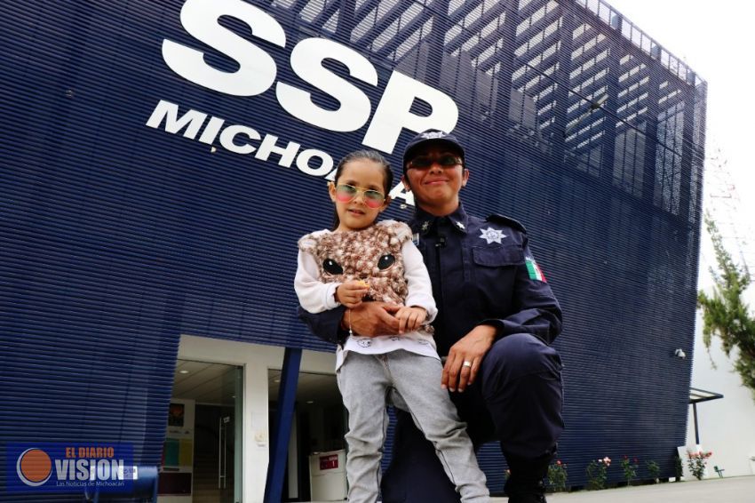 Madres policías cuidan de sus hijas e hijos y de las y los michoacanos 