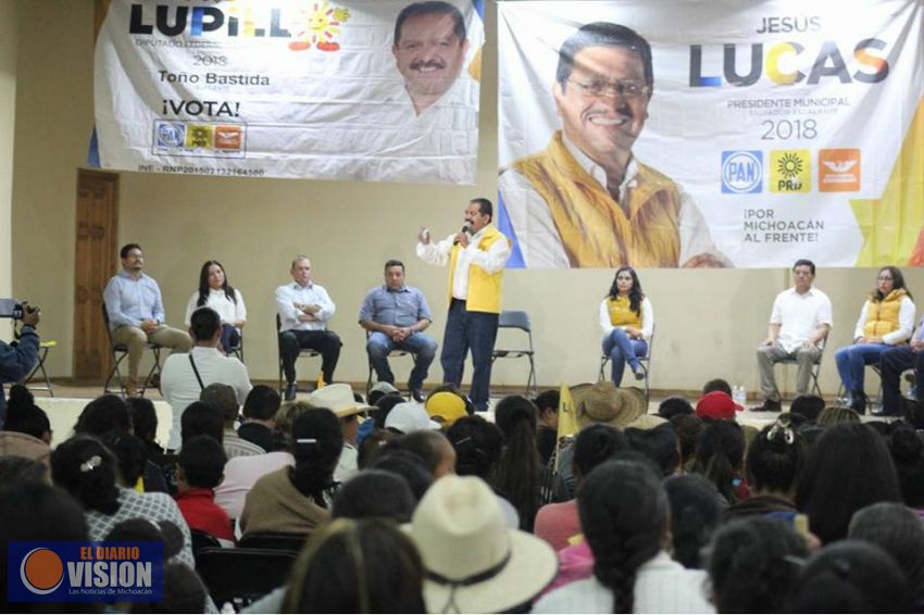Llama Lupillo Aguilera a concretar la transformación  democrática de México con el Frente