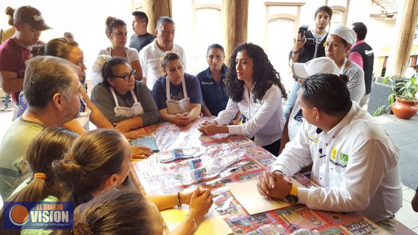 Impulsar al sector turístico de Uruapan, compromiso de Edna Díaz