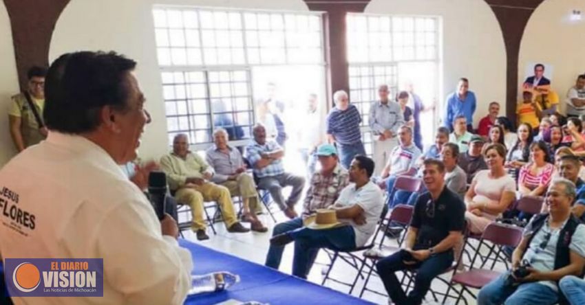 Jesús Flores, avanza en la campaña