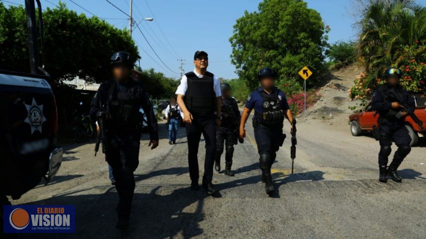 SSP y Sedena se despliegan en Tierra Caliente para garantizar el orden