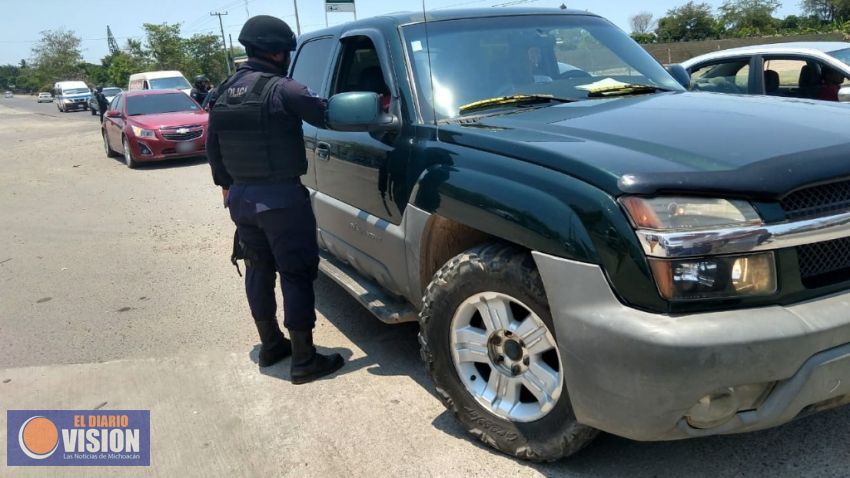 Intensifica SSP operativo contra robo de vehículos