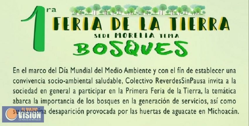 Realizarán la primer Feria de la Tierra, con el tema de los bosques 