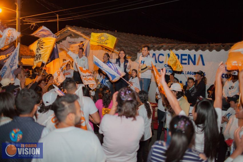 Compromete Macarena Chávez a gestionar pozo de agua