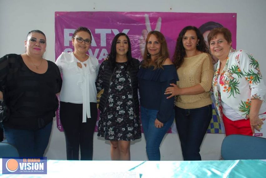 Los candidatos del PRD, son la mejor opción para Uruapan: Paty Silva