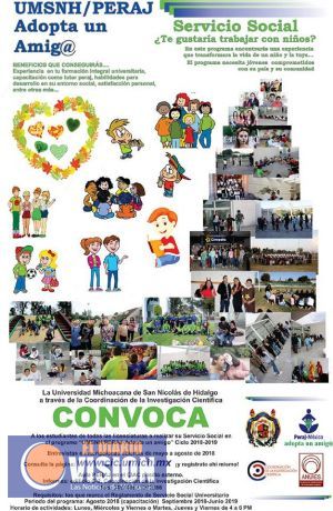 UMSNH invita a sus alumnos a realizar servicio social a través de tutoría a alumnos de primaria