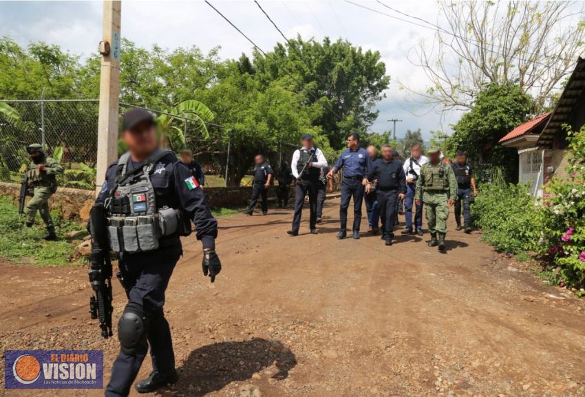 Intensifica SSP labores operativas en Taretan
