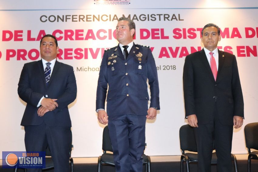 Realiza IEESSP conferencia magistral en el Décimo Aniversario del Nuevo Sistema de Justicia Penal