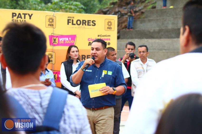 Seguiremos transformando Uruapan, de la mano de la ciudadanía: Víctor Manríquez