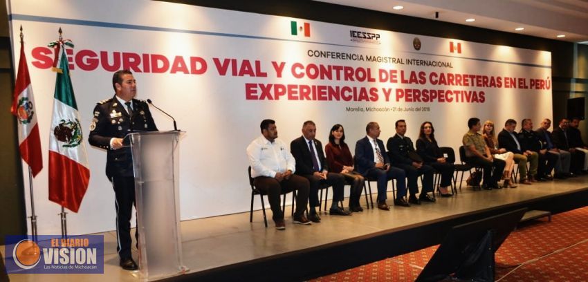 Presenta IEESSPP, Conferencia Magistral sobre Seguridad Vial y Control de Carreteras