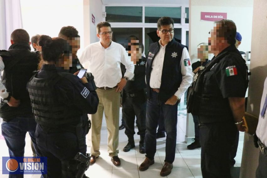 Supervisa SSP despliegue nocturno de Policía Michoacán