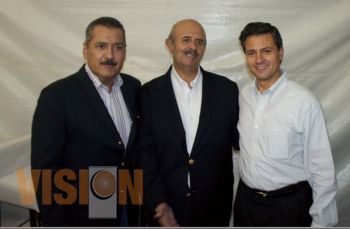 Peña Nieto y Manlio Fabio reiteran apoyo a Fausto Vallejo