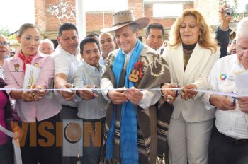 Obra social sin precedente en Michoacán: Heriberto Félix Guerra