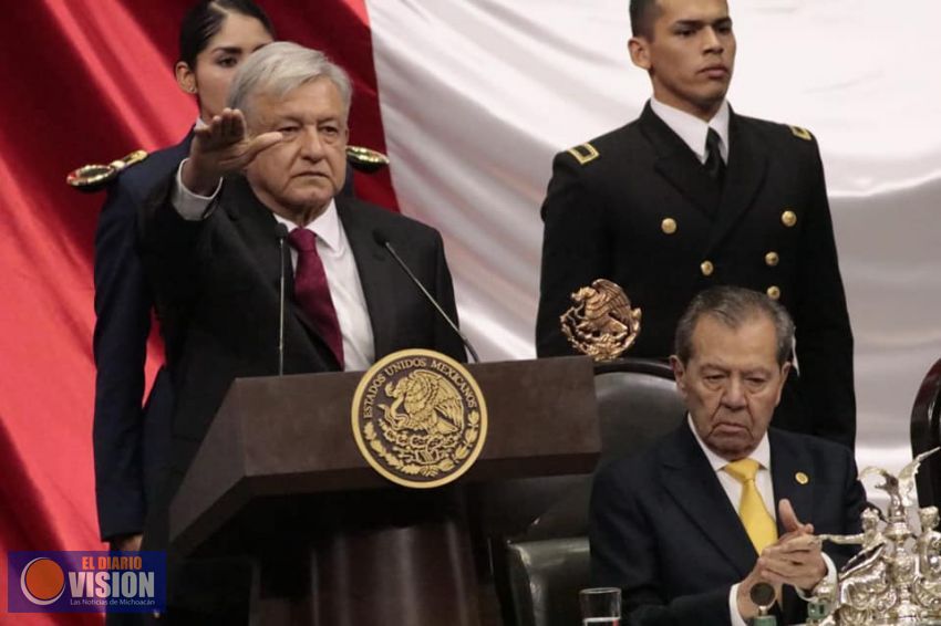 Andrés Manuel López Obrador, rindió protesta, como Presidente de México