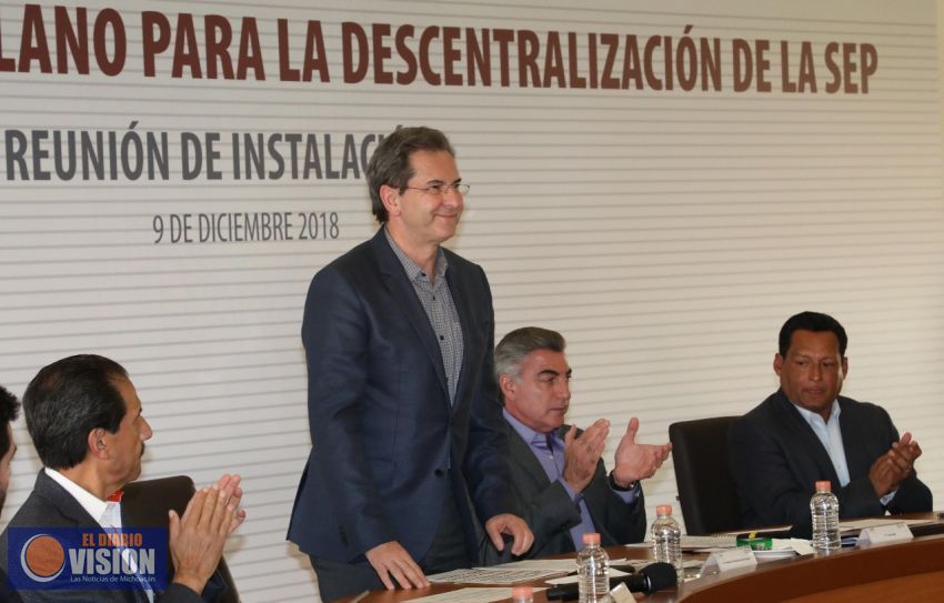Descentralización de SEP se hará de manera gradual y ordenada: Moctezuma Barragán