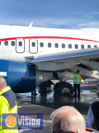 Evacuan avión de Aeroméxico de emergencia en Guadalajara