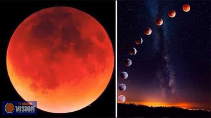 El eclipse lunar de enero 2019, un espectáculo cósmico