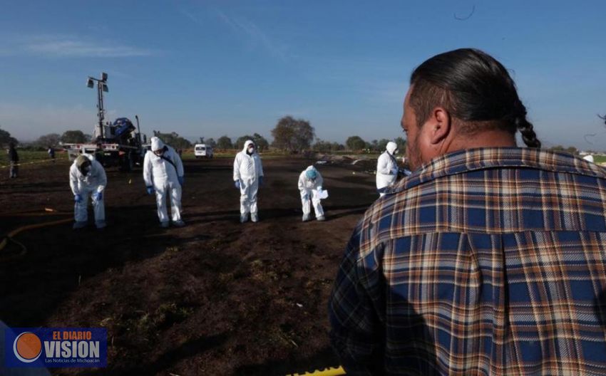 Inicia levantamiento de cuerpos tras explosión en Hidalgo