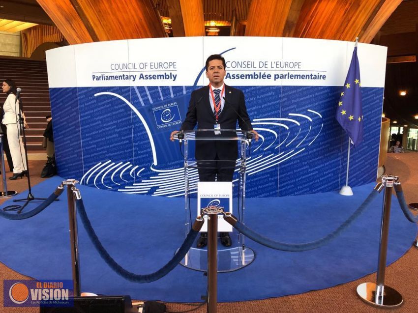 Toño García acude a sesión de apertura de la Asamblea Parlamentaria del Consejo de Europa