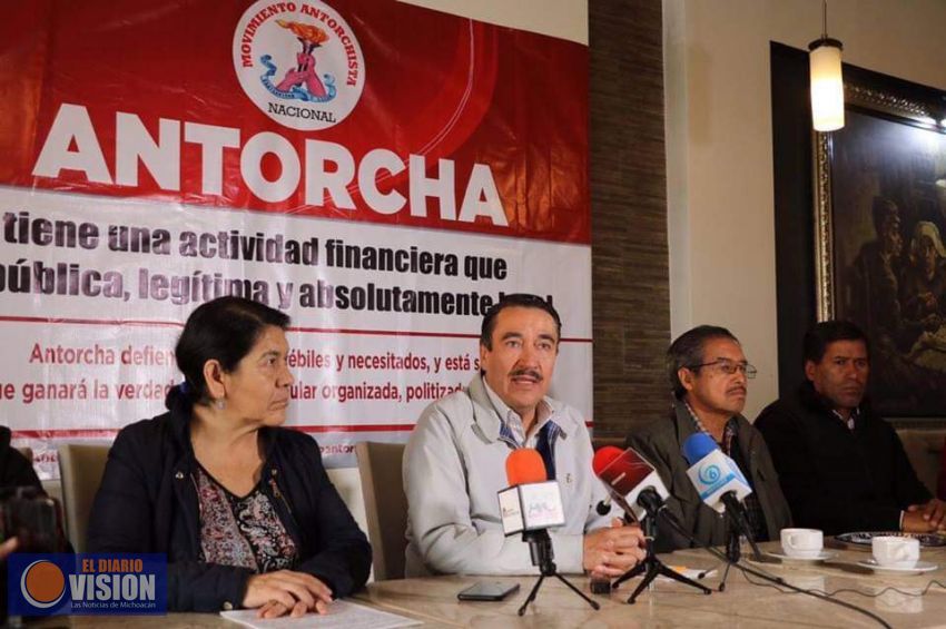 Antorcha exige respeto y alto a las calumnias: Homero Aguirre
