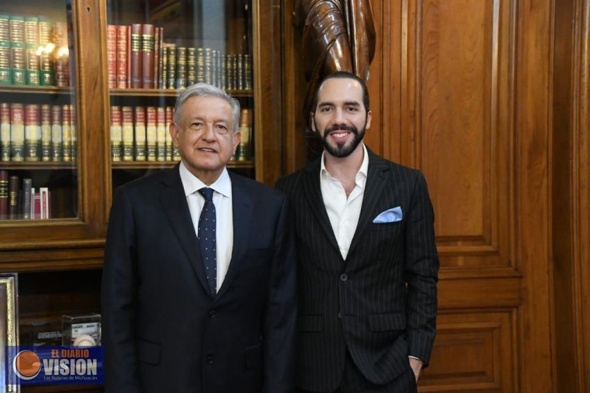 Presidente López Obrador recibe visita de su homólogo electo de El Salvador, Nayib Bukele Ortez