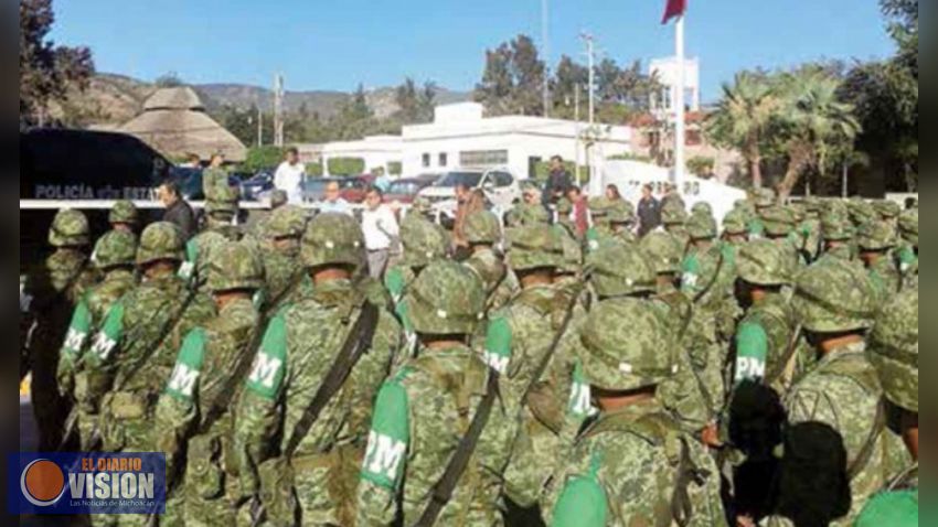 Cuidan el país 14 mil policías militares; combaten huachicoleo, entre otros delitos