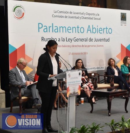Reconoce Celeste Ascencio la importancia trabajar en unidad para emitir la Ley General de Juventud