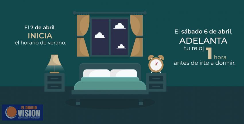 Este domingo 7 de abril inicia el Horario de Verano 2019