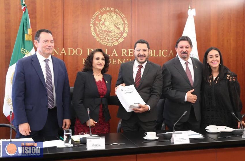 Recibe Senado minuta que contiene la reforma laboral; Martí Batres confía sea aprobada 