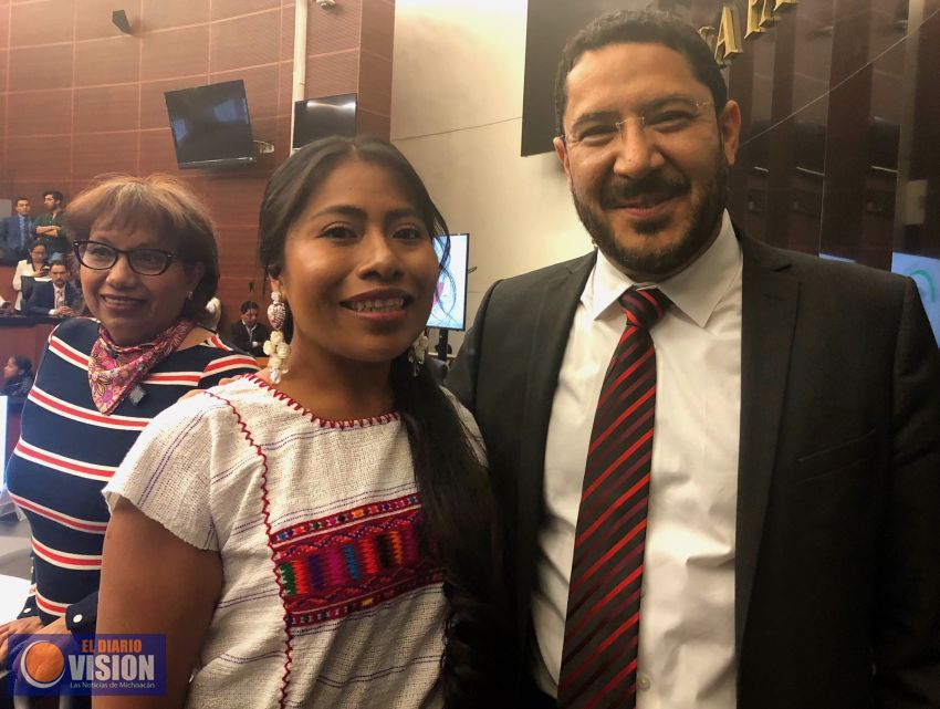 Senado rinde homenaje a Yalitza Aparicio y a Nancy García