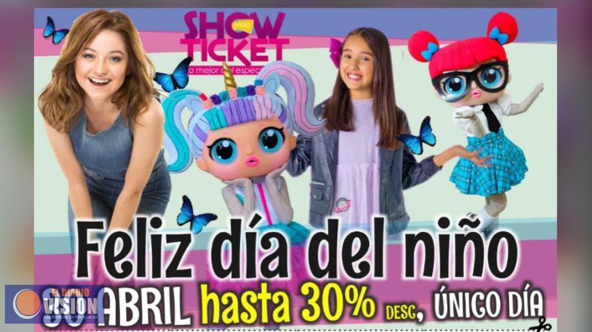 Ofrece Showticket descuento por el Día del Niño para concierto de Karol Sevilla