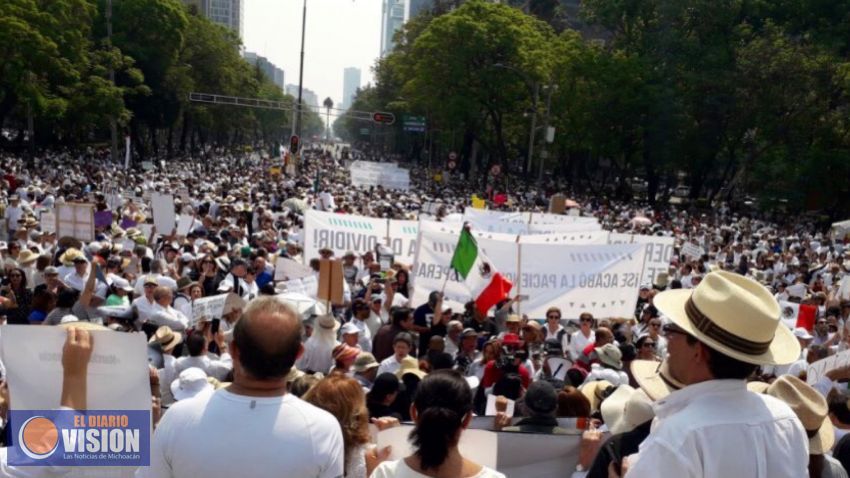 Realizan marchas en toda la República contra gestión de López Obrador