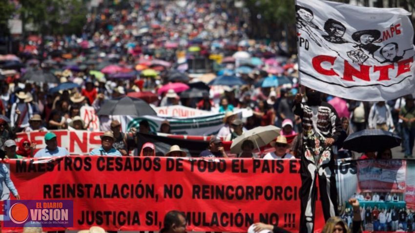 Pese a contingencia en la CDMX, la CNTE alista marcha y paro magisterial