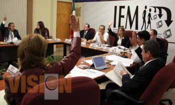 El Instituto Electoral de Michoacán realiza sesión de trabajo en consejo general 