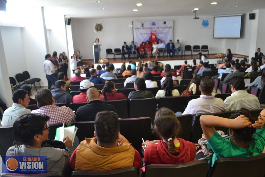 Foro de Vivienda en Michoacán, el más participativo a nivel nacional: María Chávez