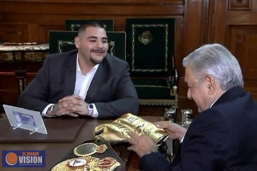 AMLO recibió a Andy Ruiz