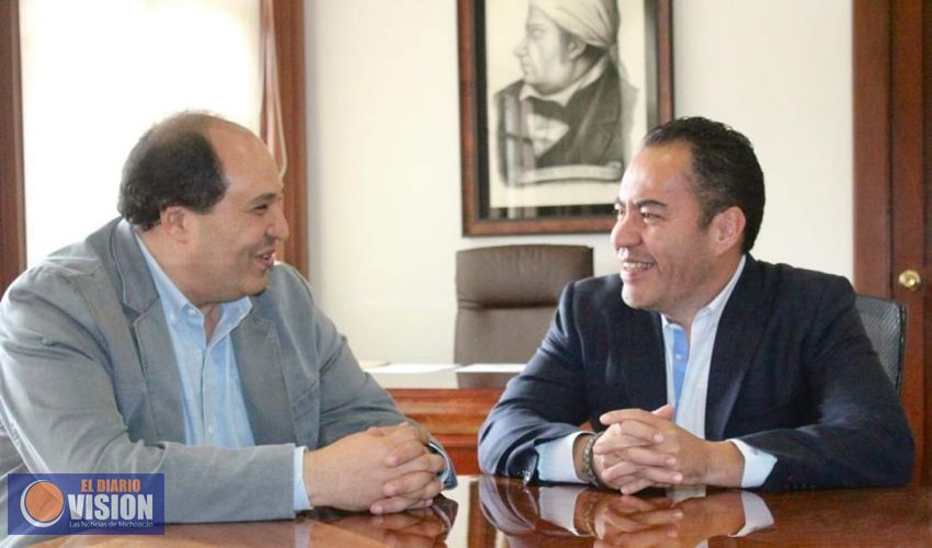 Carlos Herrera se reúne con Lázaro Cárdenas en Palacio Nacional